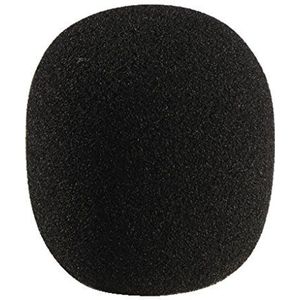 Monacor 23.2610 schuimrubberen afdekking voor microfoons, 60 x 70 mm, zwart