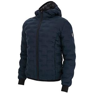 Macron Athleisure Fcc Zermatt HD Hooded Padded Jacket Deep Blue Man jas, heren, blauw, M, Blauw