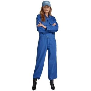 G-STAR RAW Painter Jumpsuit met lange mouwen voor dames, Blauw (faded blue vlinder gd D24392-D551-G336)