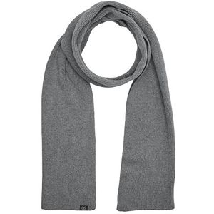 QS Écharpe en tricot pour homme avec écusson d'étiquette, 9730, taille unique