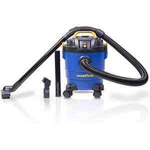 Goodyear Nat- en droogzuiger (1000 Watt, 10 l, incl. 1 x vuilopvangzak 10 l, schuimstoffilter, filterzak, combimondstuk, spleetmondstuk (10 l)