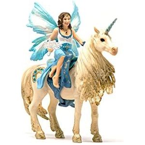 schleich BAYALA 42508 - 4-delige set met fee Eyela en haar gouden eenhoorn - grappig en duurzaam speelgoed met glinsterende details - voor jongens en meisjes - cadeau voor kinderen vanaf 5 jaar