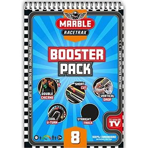 Marble Racetrax - Knikkerbaan - Racebaan - Booster Pack - Uitbreidingspakket - 8 Sheets