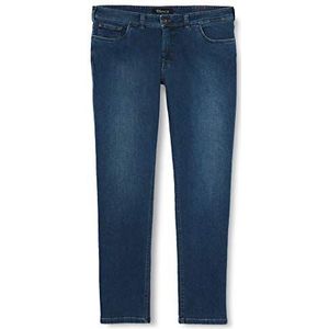 Atelier GARDEUR Sandro Twill Jeans links voor heren, donkerblauw (168)