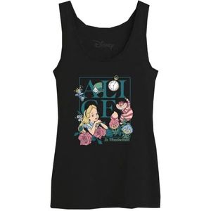 Disney Wodalwotk022 Tanktop voor dames, 1 stuk, zwart.