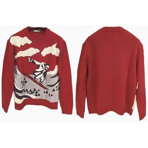United Colors of Benetton Maille G/C M/L, rouge, L