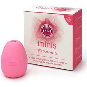 Skins Minis Scream Egg Vibrator; Skins Mini Clitoral Vibrator for Women