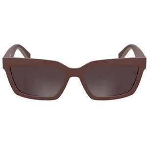 CALVIN KLEIN JEANS CKJ25604S Lunettes de soleil pour femme Rouge mat Verres bordeaux, Rouge mat, taille unique