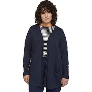 TOM TAILOR MY TRUE ME Dames cardigan T-shirt oversized, 10668 - Sky Captain Blue