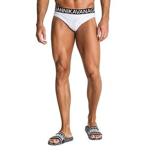 Gianni Kavanagh White Pump Swimbriefs Swim Briefs pour homme, blanc, XS