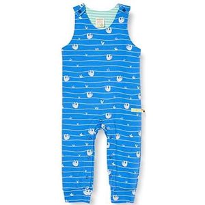 Loud + Proud Romper Allover Print Organic Cotton Rompertje, Blauw (Cobalt COB), 50/56 baby jongens, blauw (Cobalt Cob), 50-56, blauw (Cobalt Cob)