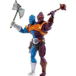 Les Masters of the Universe Masterverse actiefiguur met twee hoofden (20 cm) gedetailleerd met vechtaccessoires en verwisselbare handen, om te verzamelen, speelgoed voor kinderen, vanaf 6 jaar, HLB59