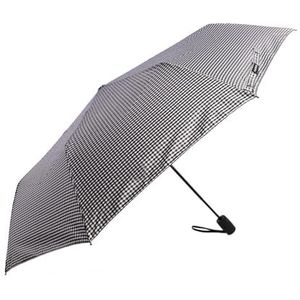 DON ALGODON Parapluie pliable pour femme - Résistant au vent, compact, ouverture et fermeture automatique, design élégant, Noir