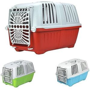 ARQUIVET Pratiko-transportbox, 48 x 31,5 x 33 cm, transportbox voor kleine huisdieren, transportbox van kunststof voor je huisdier, volwassen honden, puppy's, katten en meer