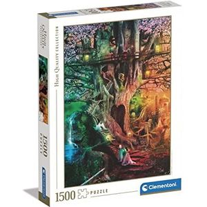 Clementoni - Collectie 31686 - The Dreaming Tree - 1500 stukjes - Gemaakt in Italië, puzzel voor volwassenen 1500 stukjes, landschappen puzzel voor volwassenen, fantastische puzzel, entertainment voor
