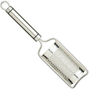 Kitchen Craft Professionele fijne kaasrasp van roestvrij staal, 21 cm, kleur: zilver