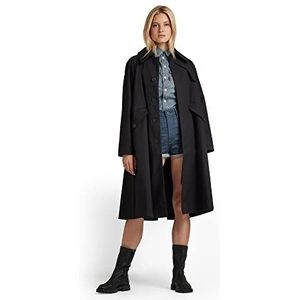 G-STAR RAW Rider trenchcoat voor dames, Zwart (Dk Zwart A501-6484)