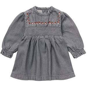 Noppies Loa casual jurk voor baby's, meisjes, denim grijs - P328, 62, Denim grijs - P328
