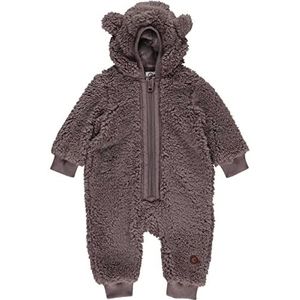 Müsli by Green Cotton Baby Overall van fleece, voor meisjes, druif, 12 maanden, Druif