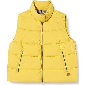 camel active Kort gewatteerd vest voor dames, Geel.