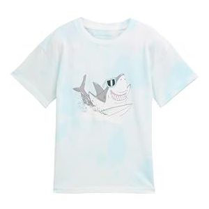 TOM TAILOR T-shirt pour garçon, 37797 – Design Tie Dye bleu clair, 92-98