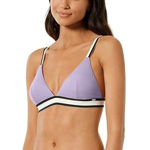 Schiesser Dames triangel bikini top, Lila.