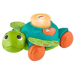 Fisher-Price GXK32 Linkimals Manu de schildpad, interactief babyspeelgoed, geluiden en lichten, Franse versie, 9 maanden en ouder