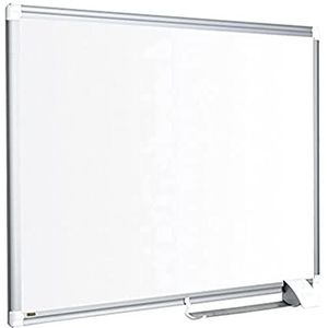 Bi-Office Witte afbeelding New Generation, magnetisch, geëmailleerd, frame van aluminium, schuifmarker, 90 x 60 cm