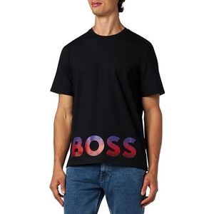 BOSS Ombrè T-shirt PYJAMA T-shirt voor heren, Zwart 1