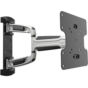 RICOO TV monitor muurbeugel TV zwenkbaar kantelbaar voor 17-47 inch, universele tv-beugel S0722, televisiehouder voor muur, muurbeugel televisie 32 inch +, tot 35 kg, max. VESA 200 x 200 mm