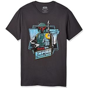 Star Wars - The Boba vet heren T-shirt korte mouwen, Houtskool