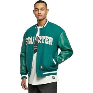 STARTER BLACK LABEL Veste pour homme Starter Team, Vert foncé, S