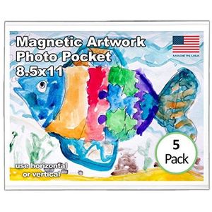 Magtech Magnetisch zakframe voor foto's van 21,6 x 27,9 cm, kunstwerk voor kinderen