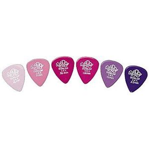 Dunlop 41R114 plectrums voor gitaar, roze, 72 stuks