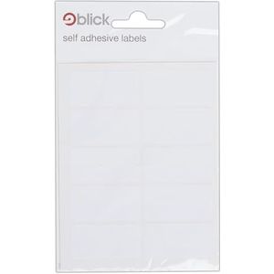 Blick Stickers, wit, 19 x 38 mm, 70 stickers