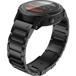 ANBEST 26 mm armband van titaniumlegering, compatibel met Garmin Fenix 6X/5X armband, snelontgrendelingsriem voor Fenix 6X Pro/5X Plus/3/3HR Smart Watch