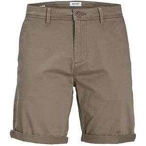 JACK & JONES Jjibowie Jjshorts Solid Sa State Chino Shorts voor heren, Taupe