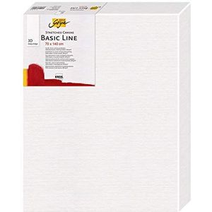 Kreul SOLO GOYA 3D stretch canvas Basic Line 70 x 140 cm met spieraam 3,8 cm dik, 100% katoen, 4-laags geprimed, ideaal voor olieverf, acryl en gouache