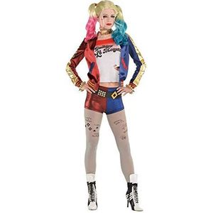 (9906157) Dames Squad Warner Bros Harley Quinn Fancy Dress Kostuum (Extra Large)