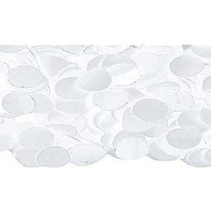 Folat - White Confetti 1 kg, 8921, wit, kostuums
