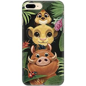 Originele en officieel gelicentieerde Disney The Lion King hoes voor iPhone 7 Plus/8 Plus (100% passend, siliconen hoes