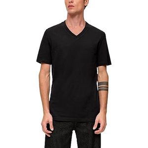 s.Oliver T-shirt met korte mouwen T-shirt met korte mouwen voor heren, zwart.