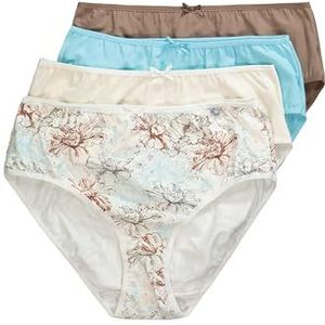 Ulla Popken Slip pour femme, multicolore, 58-60 Große Größen