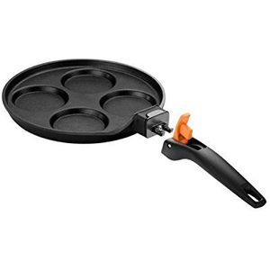 Tescoma 605090 SmartClick pan met 4 cirkels, anti-aanbaklaag, inductie, afneembare handgreep, diameter 24 cm