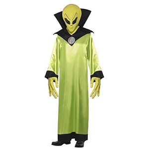 Smiffys Lord Alien kostuum met jurk, masker en hand