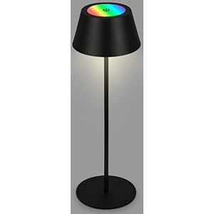 BRILONER - Draadloze RGB LED Tafellamp, Touch Bedlampje Bureaulamp, Leeslamp, Outdoor en Indoor Tafellamp, USB-C, Camping Lamp, Warm Wit Licht en