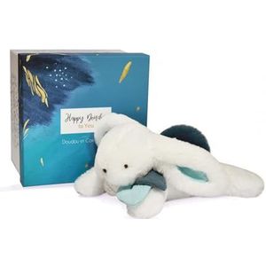 Doudou et Compagnie Happy Pop-Pantin pauw-pompon, DC3737, wit
