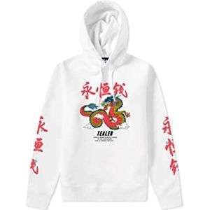 Tealer Hoodie Lucky Unisex Hoodie, Wit.