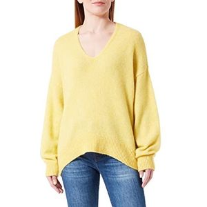 BOSS C_fondianan dames sweatshirt, geel glanzend, 731, L, Geel glanzend 731