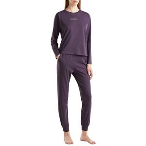 United Colors of Benetton Pantalon de pyjama pour femme, aubergine, L